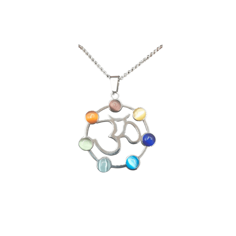 Colgante OM Chakras