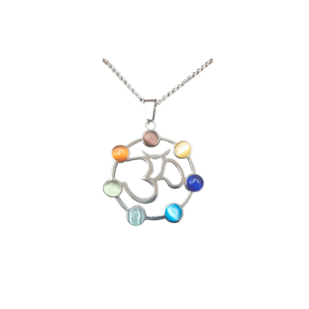 Colgante OM Chakras