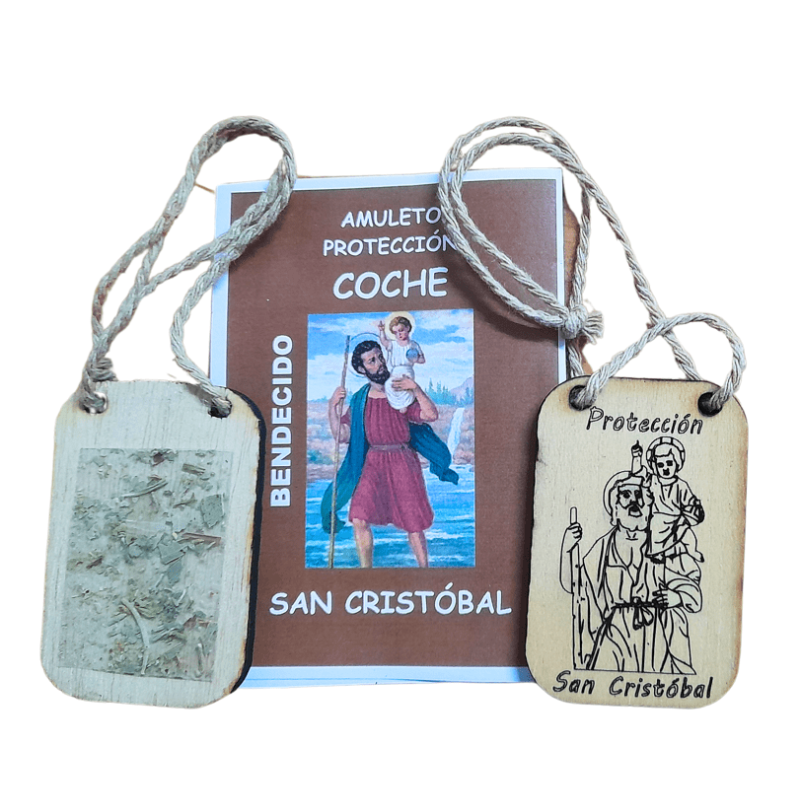Amuleto  San Cristobal Proteccion Para El Coche
