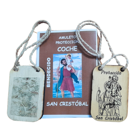 Amuleto  San Cristobal Proteccion Para El Coche