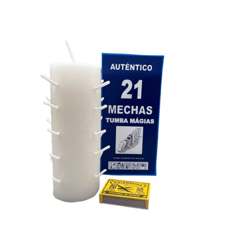 Autentico Velon 21 Mechas Blanco