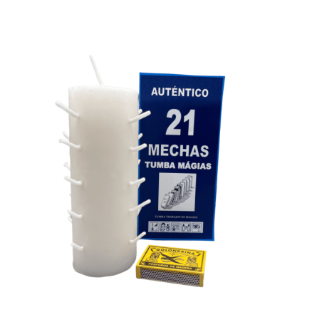 Autentico Velon 21 Mechas Blanco