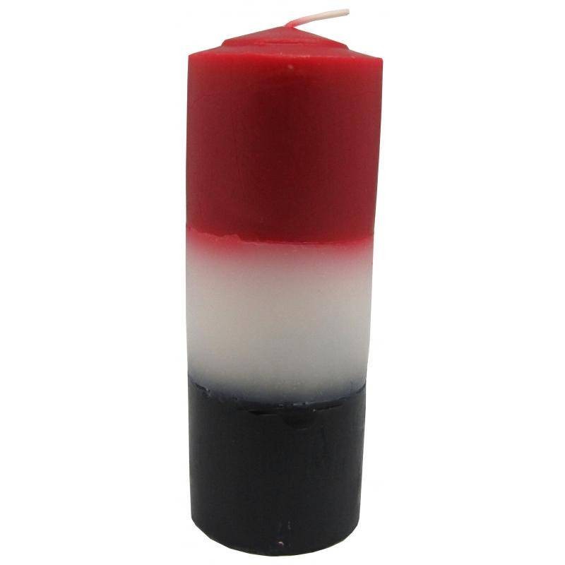 Velon 3 Colores Rojo-Blanco-Negro