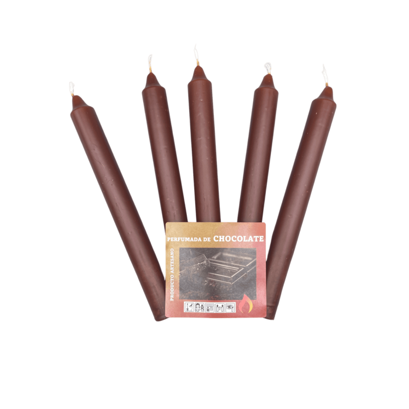 Vela Aromatica De Chocolate