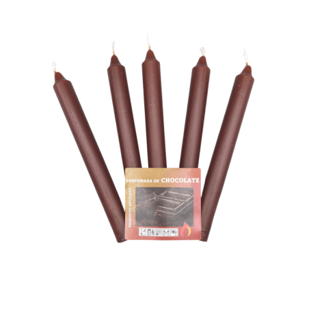 Vela Aromatica De Chocolate