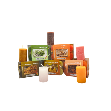Vela Votiva 6 Unidades Miel