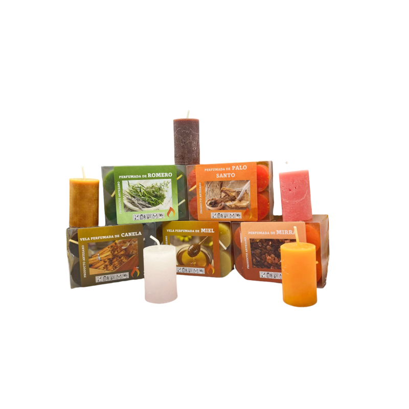 Vela Votiva 6 Unidades Canela