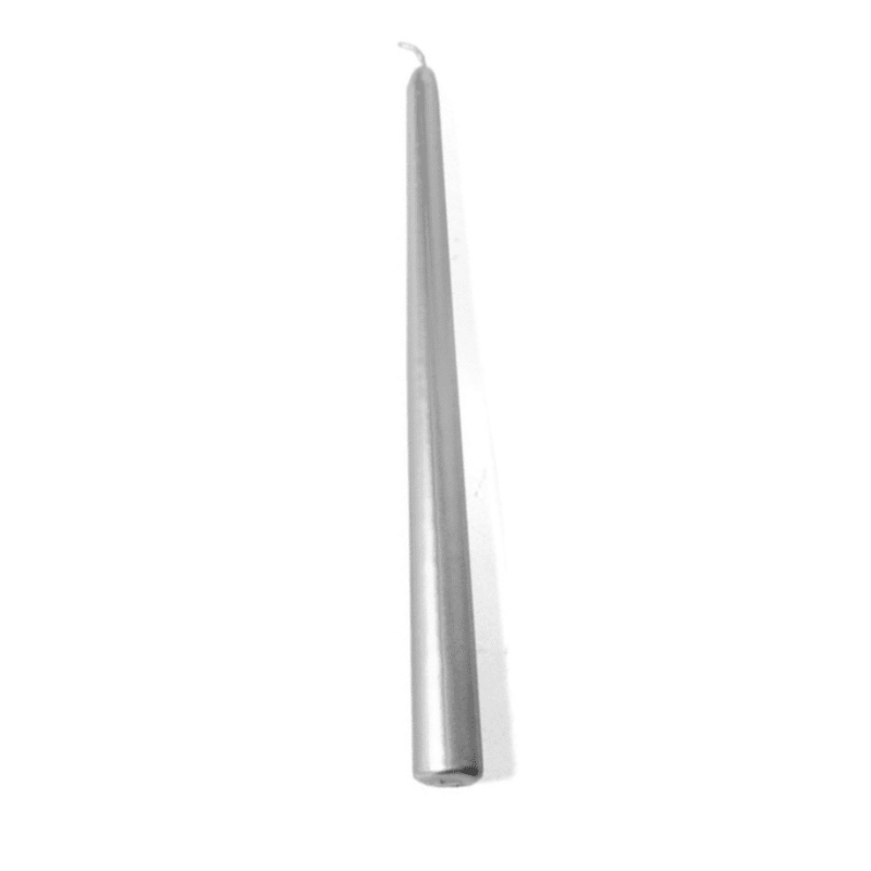 Vela Plata Plateada 25 cm