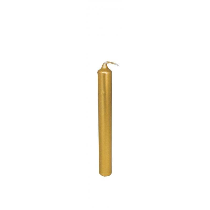 Vela Dorada Oro 10 cm