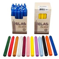 Vela Azul Claro 20 cm