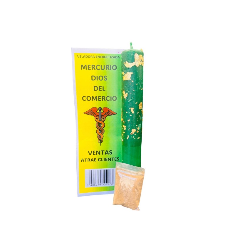 Veladora Comercio Mercurio