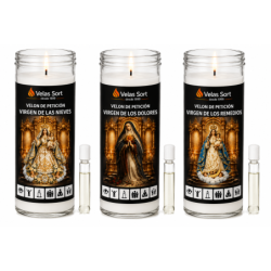 Velón Virgen María Desatanudos