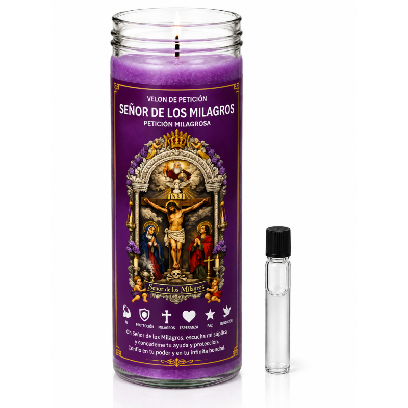 Velón Señor De Los Milagros