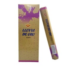 Incienso Hexagonal Lluvia Oro