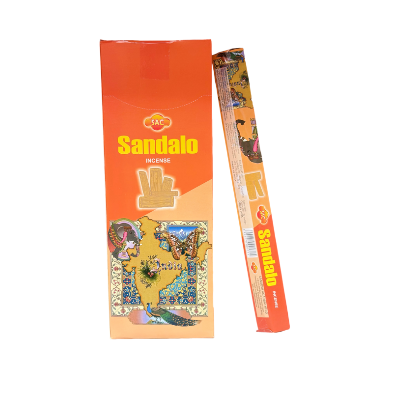 Incienso de sándalo caja hexagonal
