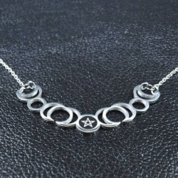 Gargantilla Wicca Triple Diosa
