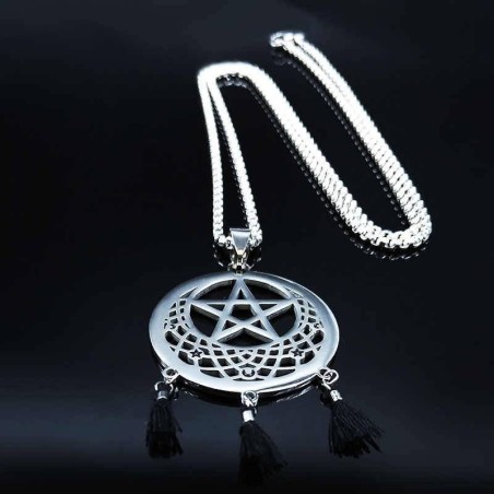 Colgante Atrapasueños con Pentagrama