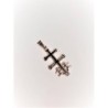Cruz de Caravaca en Acero Bizantino