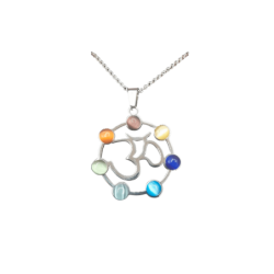 Colgante OM Chakras
