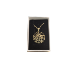 Tetragramatón de Acero Dorado