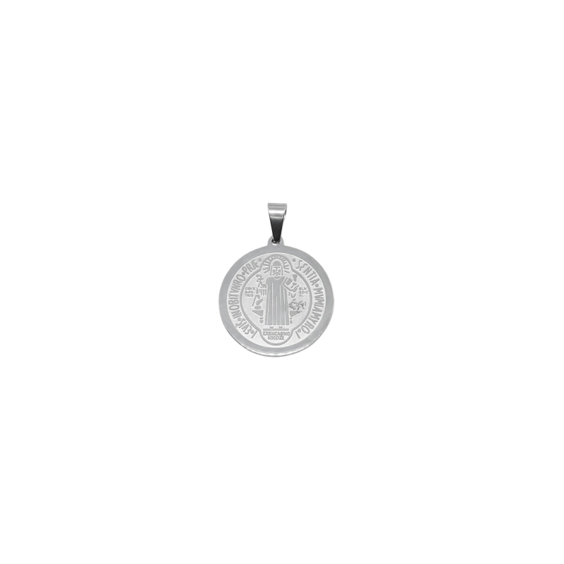 Medalla de San Benito en Acero Bizantino