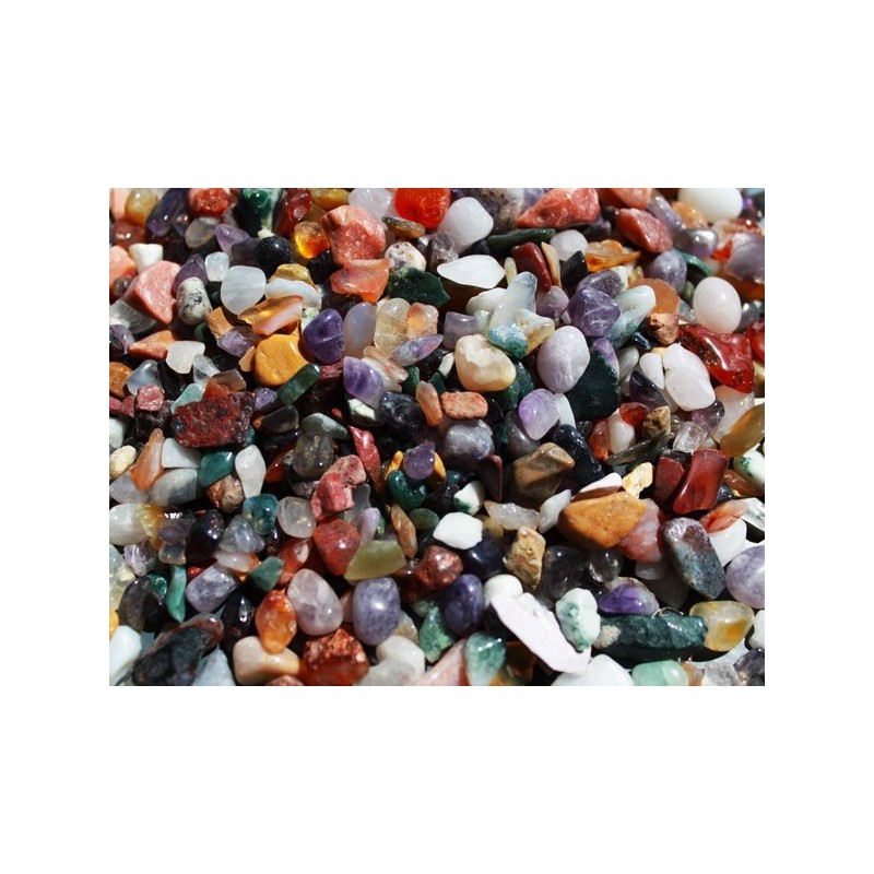 Piedras naturales preciosas - Mezcladas 1kg