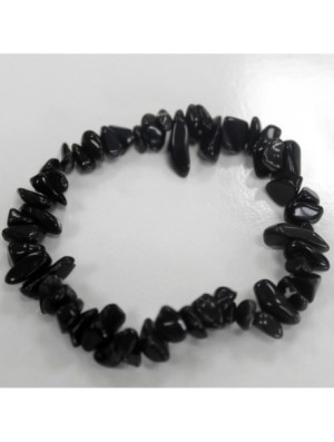 Pulsera Fragmentos de Piedras Preciosas - Ágata negra
