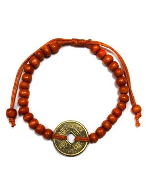 Good Luck Feng-Shui Bracelets - anaranjado