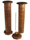 Sheesham Hexaganal Incense Tower