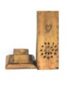 Love Peace Joy Smoke Tower - Papdi Wood