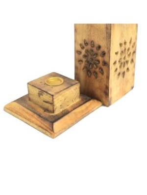 Love Peace Joy Smoke Tower - Papdi Wood