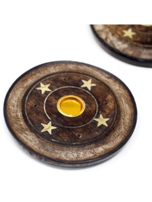 Mango Wood Disc 10cm (Cone...