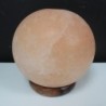 Lámpara de sal bola - Base de madera