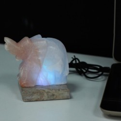 Lámpara de sal USB - Elefante