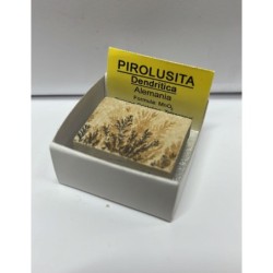 PIEDRA en bruto, natural PIROLUSITA (Dendritica)