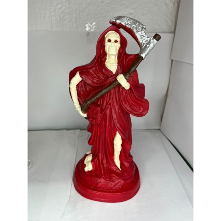 IMAGEN  SAN LA MUERTE Roja 24 cm