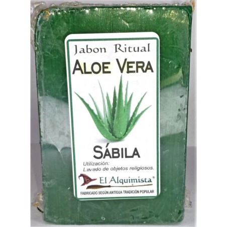 JABON Aloe Vera (Sábila), hecho a mano 100g.