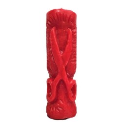 VELA TALLADA  TIJERA ROJA