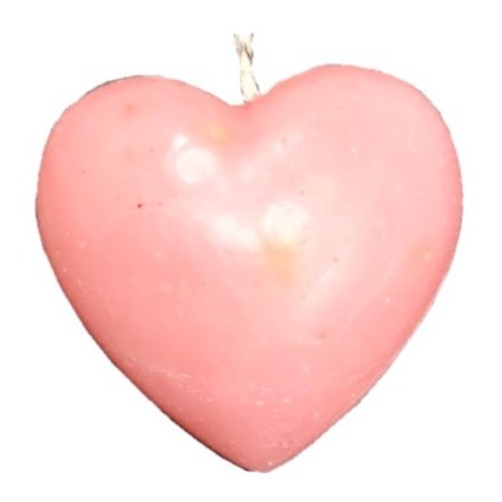 VELA CORAZON ROSA