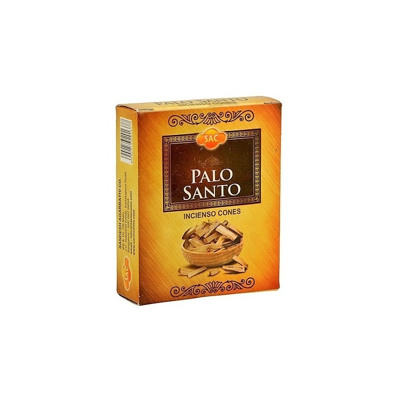 CAJA INCIENSO EN CONO PALO SANTO (10 conos)