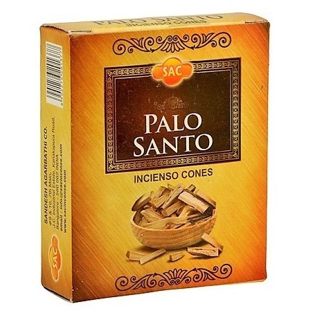 CAJA INCIENSO EN CONO PALO SANTO (10 conos)