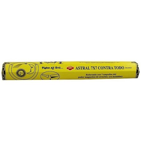 INCIENSO EN VARITA ASTRAL 7 x 7 .  x 20 unidades