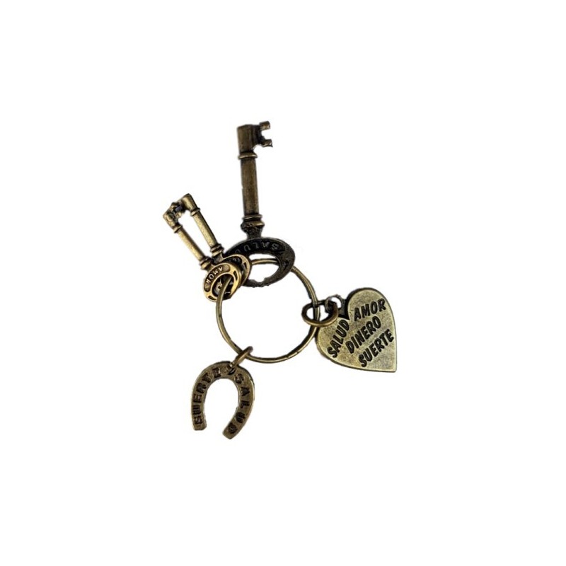 Llavero amuleto llaves AMOR (Completo, preparado y ritualizado