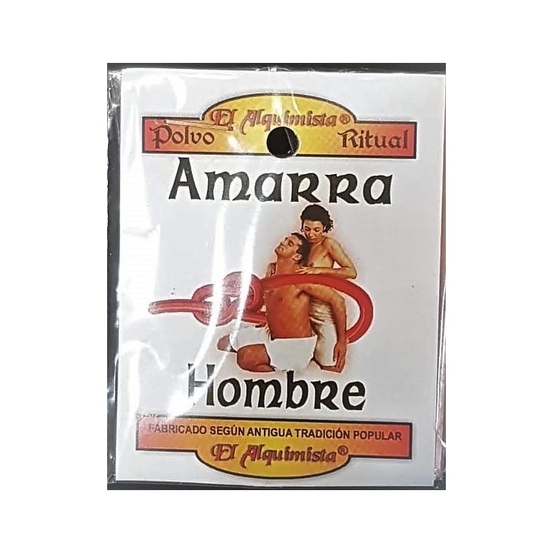 POLVO AMARRA HOMBRE