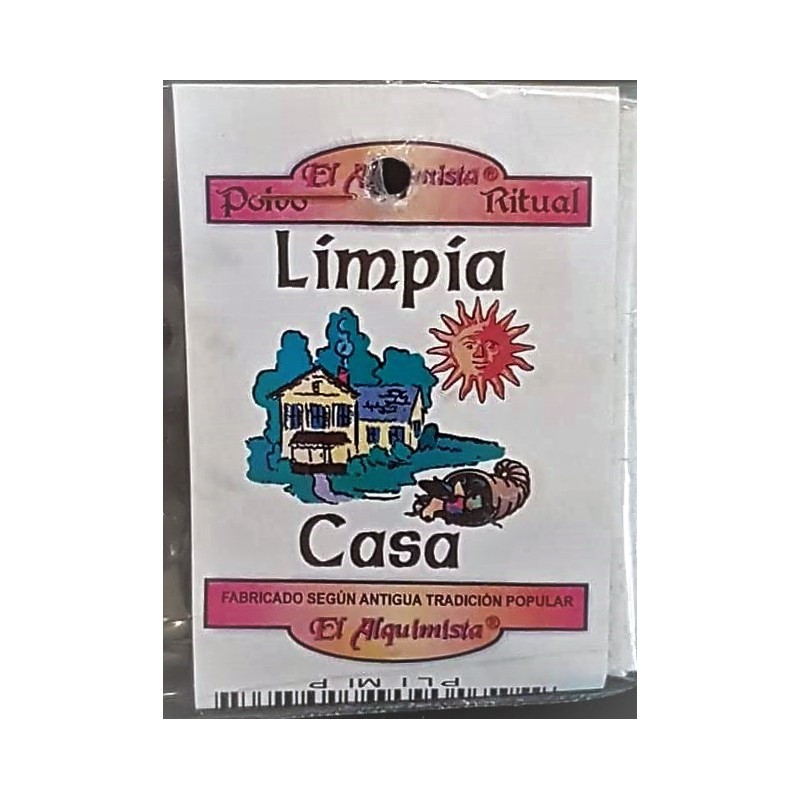 POLVO LIMPIA CASA  quita brujerías y hechizos del hogar.