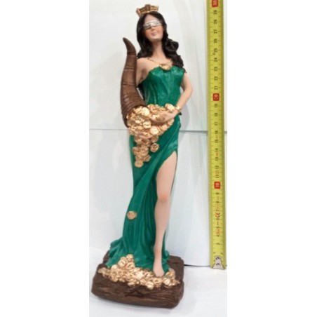 Diosa de la Fortuna 30 cm Decorada escayola fabricada en España