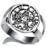 ANILLO TETRAGRAMATON PLATA de ley (20) - (fabricado en España)