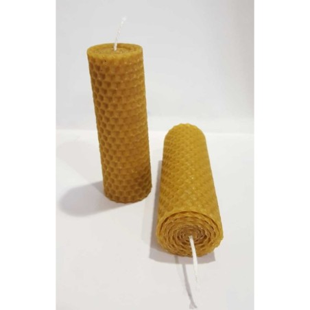 VELAS BUJIA MIEL 10 cm alto x 3,5 cm de diametro