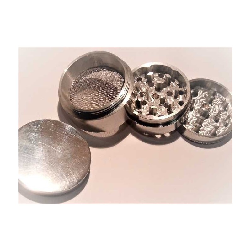 Grinder aluminio para polen ( picadora  hecha de 1 sola pieza)