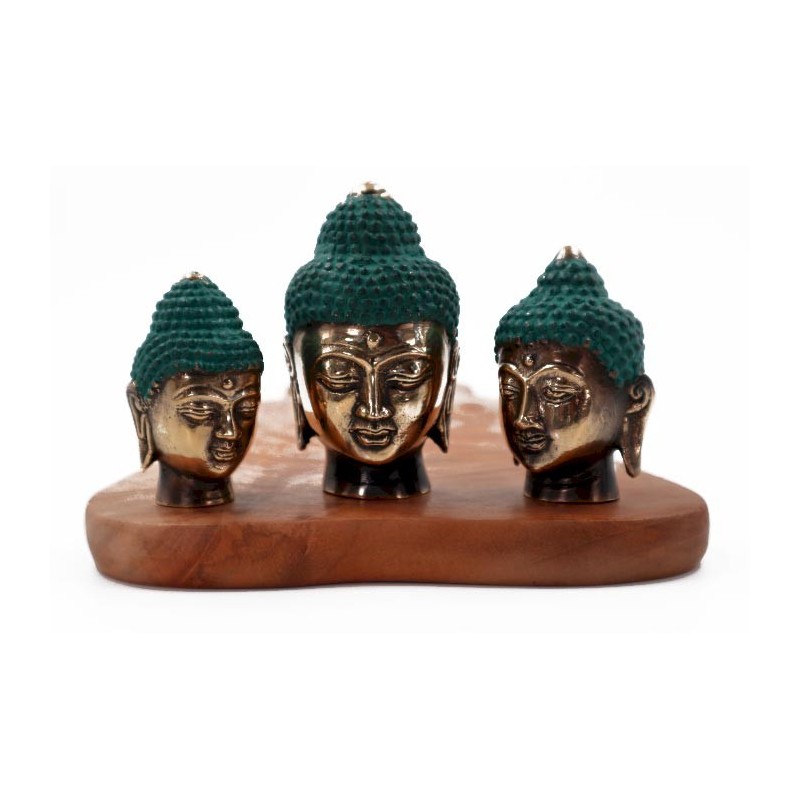 Juego de 3 - Cabezas de Buda (varios tamaños)